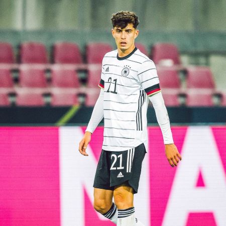 Kai Havertz in the jersey of Germany national team.
